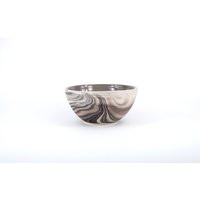 Medium Ceramic Bowl/ Serving Bowl. Pottery Marbled Black & White Porcelain. Handmade Tableware. Modern Pottery | Etsy (US)