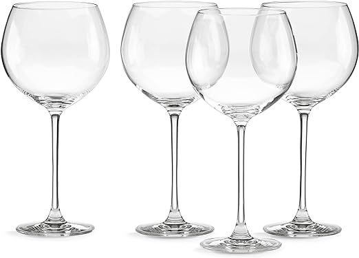 Lenox Tuscany Classics 4pc Beaujolais Wine Glass, 3.05 LB, Clear,27 fl oz | Amazon (US)
