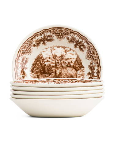 6pk Stag Cereal Bowls | TJ Maxx