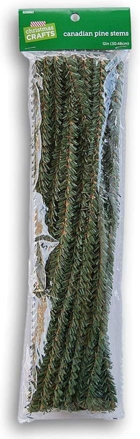 Make it Christmas Artificial Canadian Pine Stem Garland Ties - 20 Pc (12" Length) | Amazon (US)