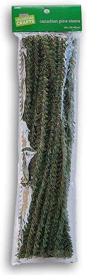 Make it Christmas Artificial Canadian Pine Stem Garland Ties - 20 Pc (12" Length) | Amazon (US)