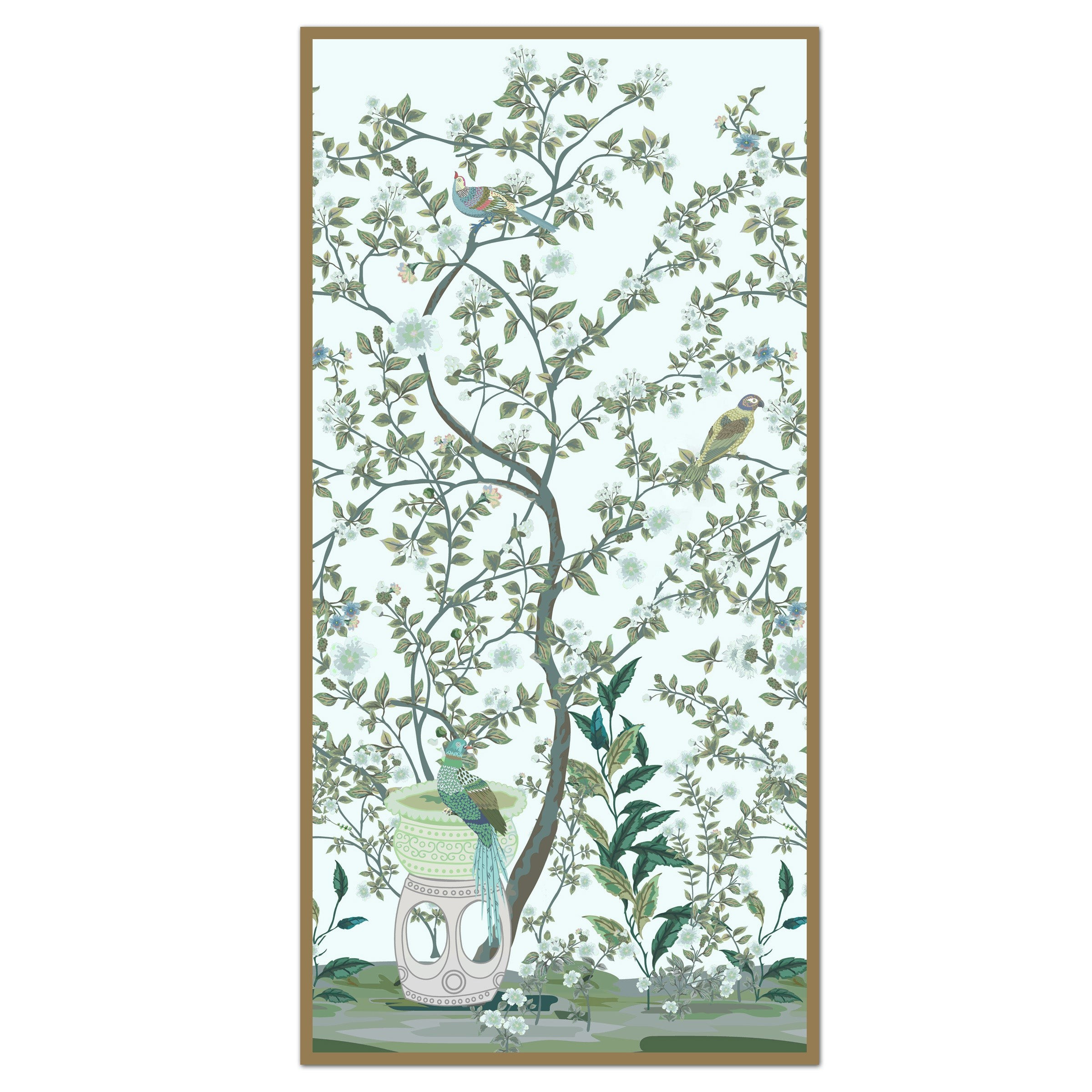 Sitting Bird Panel | Urban Garden Prints