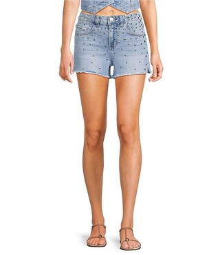 Stevie Jeans Studded Denim Vest | Dillard's | Dillard's