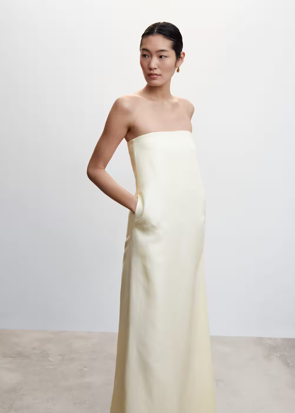 Strapless dress | MANGO (US)