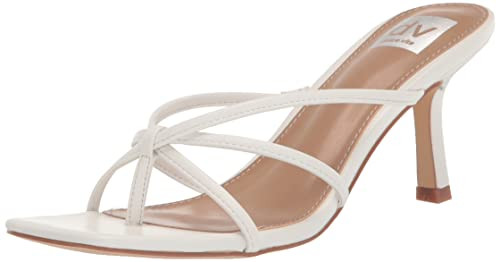 DV Dolce Vita womens Zini Heeled Sandal, White, 9 US | Amazon (US)