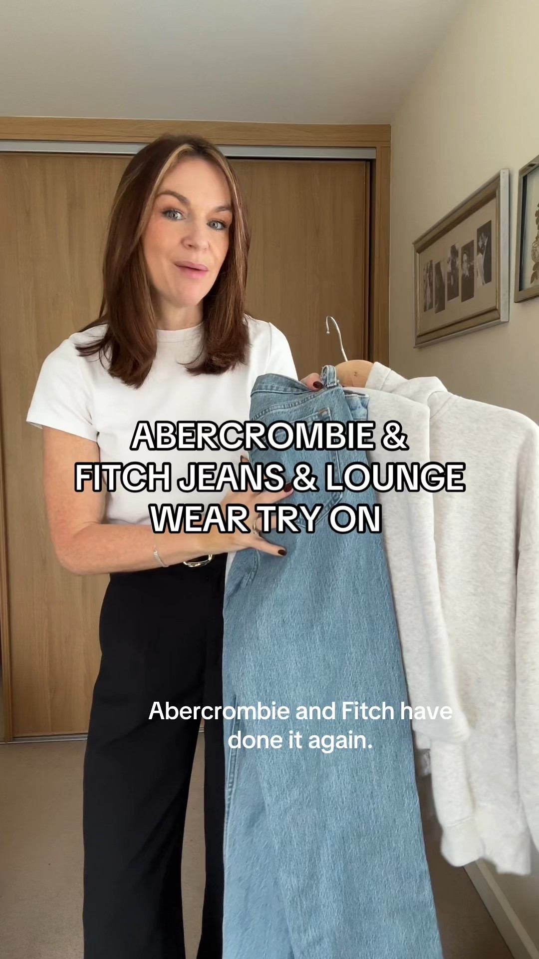 Abercrombie try on. 

#LTKuk #LTKjeans