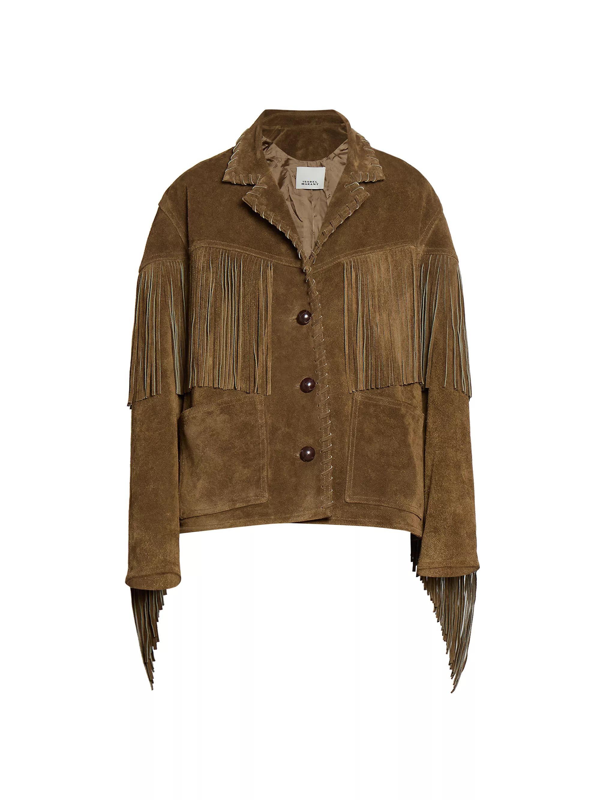 Isabel MarantFabie Suede Fringe Jacket | Saks Fifth Avenue