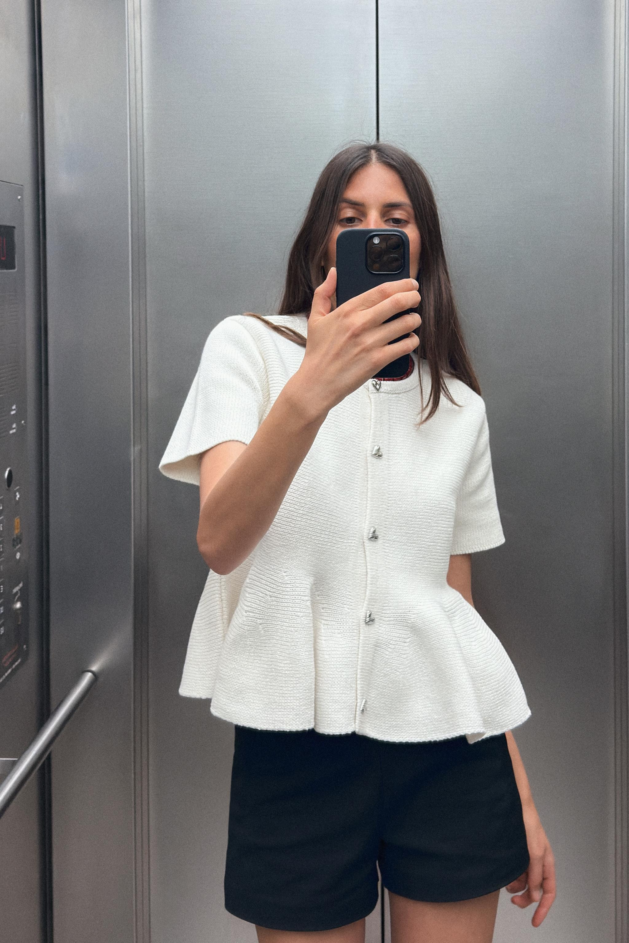 PEPLUM KNIT JACKET | Zara US