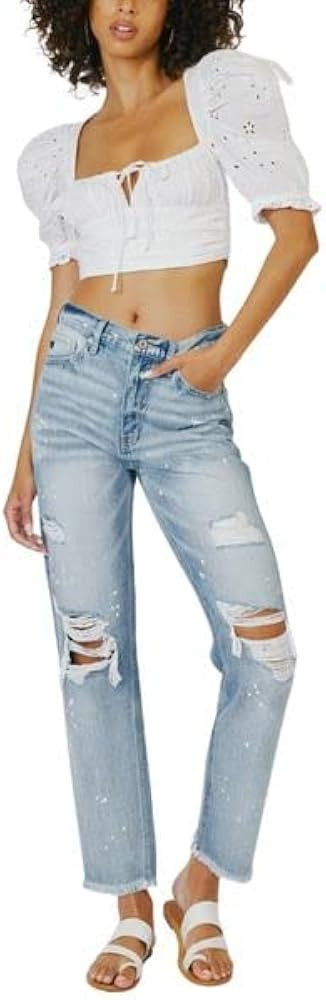 Kancan High Rise Slim Straight KC8708M | Amazon (US)