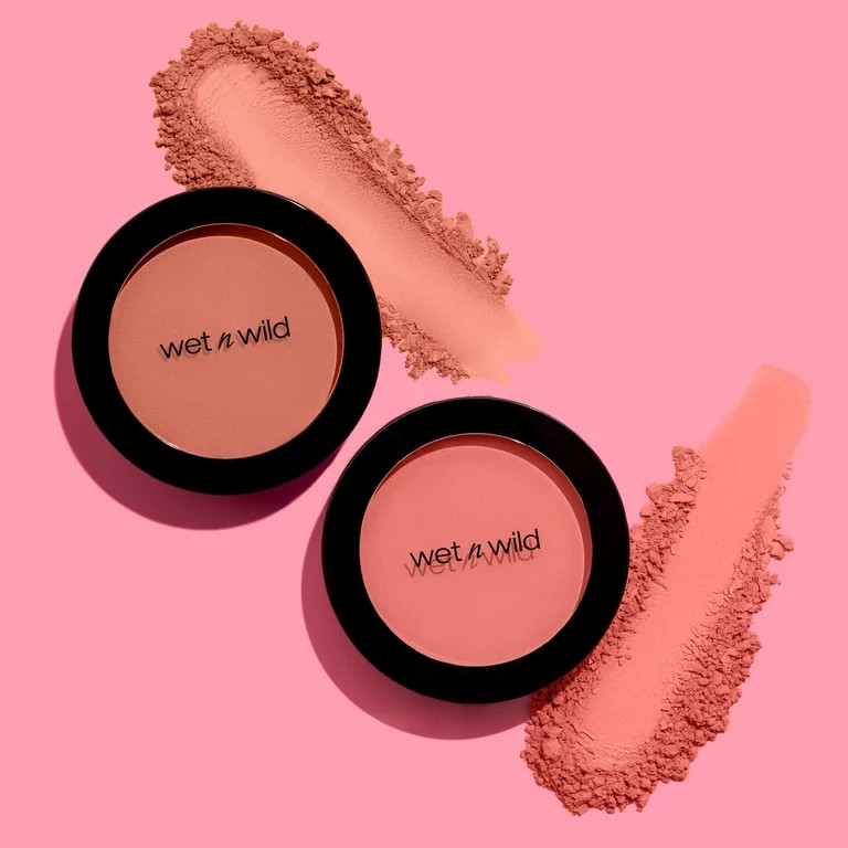 Wet n Wild Color Icon Blendable Blush Makeup with Jojoba Oil, Pinch Me Pink, 0.21 oz | Walmart (US)