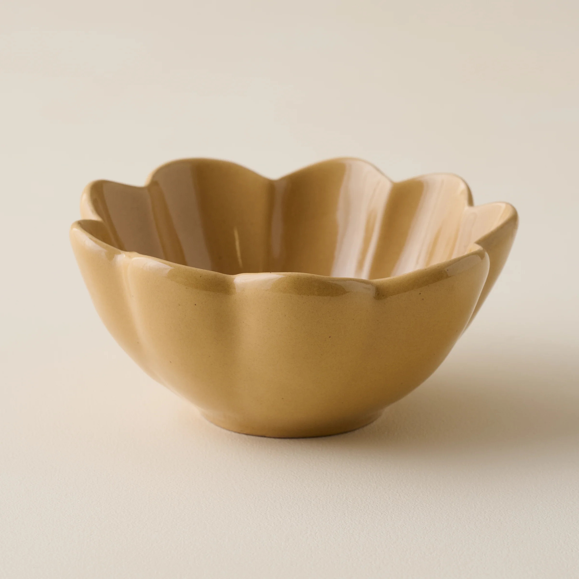 Ochre Scalloped Mini Bowl | Magnolia