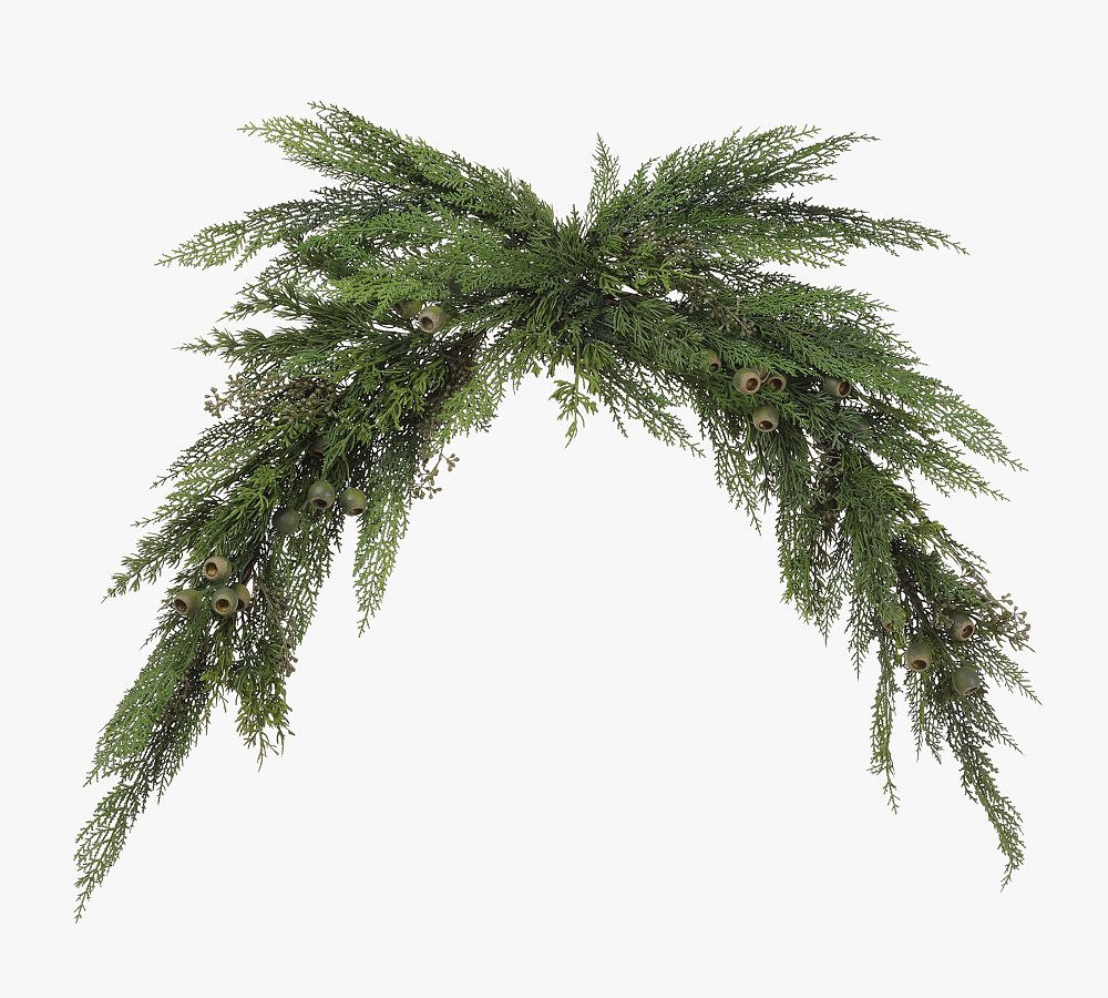 Faux Eucalyptus Pod & Pine Swag | Pottery Barn (US)