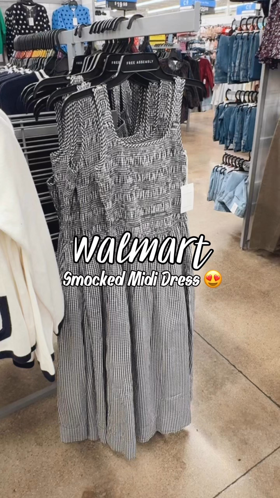 Walmart Free Assembly Women's and Women's Plus Cotton Sleeveless Smocked Midi Dress Size-XS to 4X / vacation dress / graduation dress / workwear / teacher dress 

#LTKFindsUnder50 #LTKSeasonal #LTKTravel