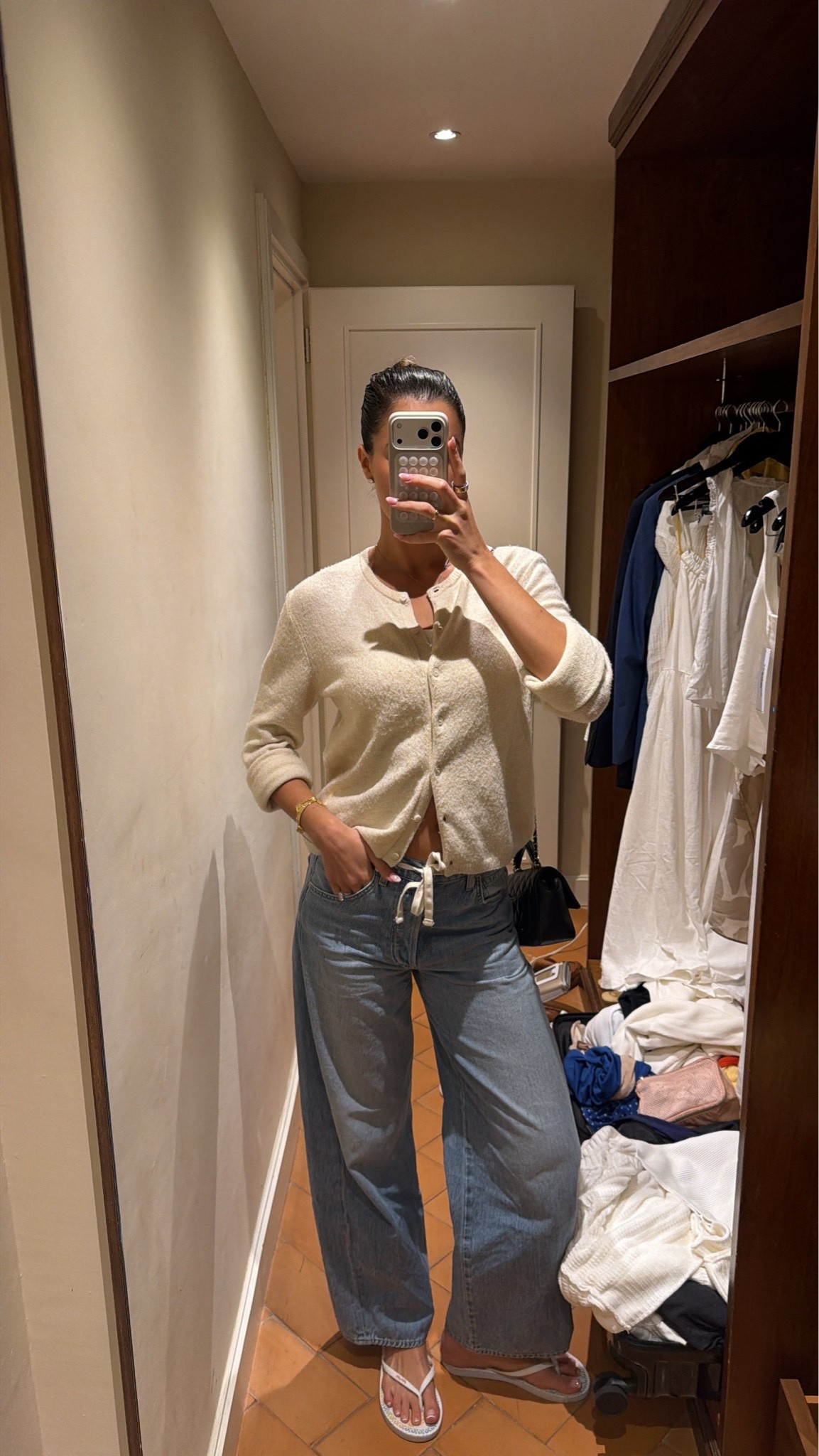Fav splurge worthy jeans. In a size 26. But it’s almost time for me to size up 👀

#LTKootd