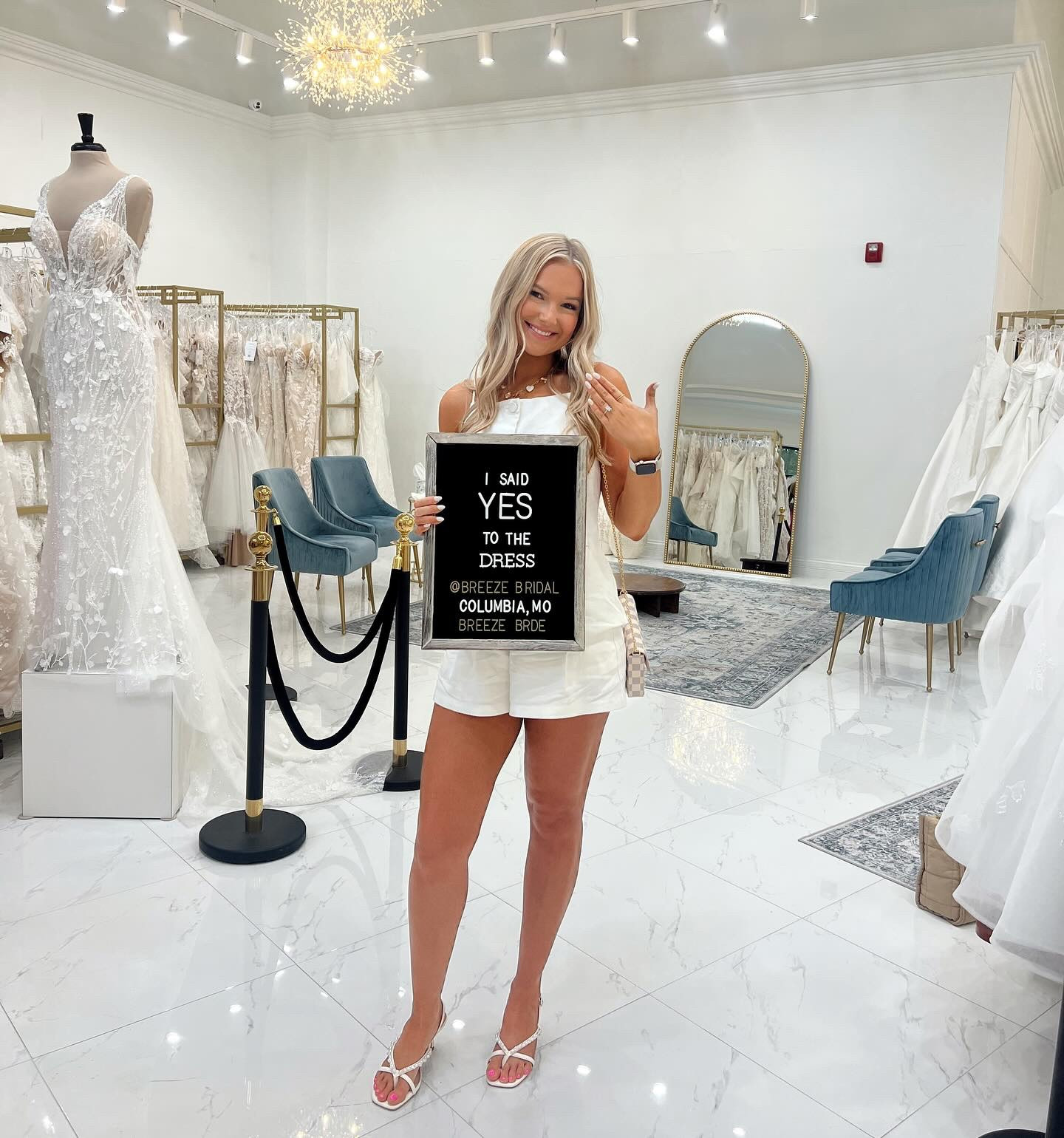 had my SYTTD moment and yes it’s as perfect as everyone says it is 🤍 you know it’s real when all of your besties cry with you 🥹 can’t wait to marry you @bradham_25 !!