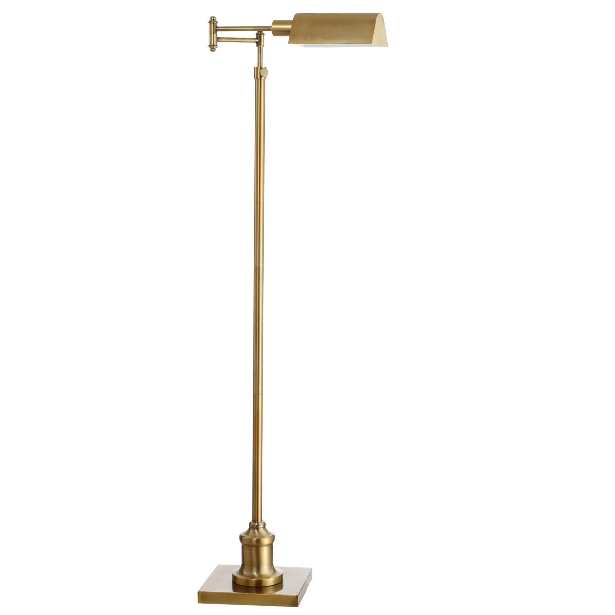 Safavieh Briggs Solid Rustic Floor Lamp, Brass Gold | Walmart (US)