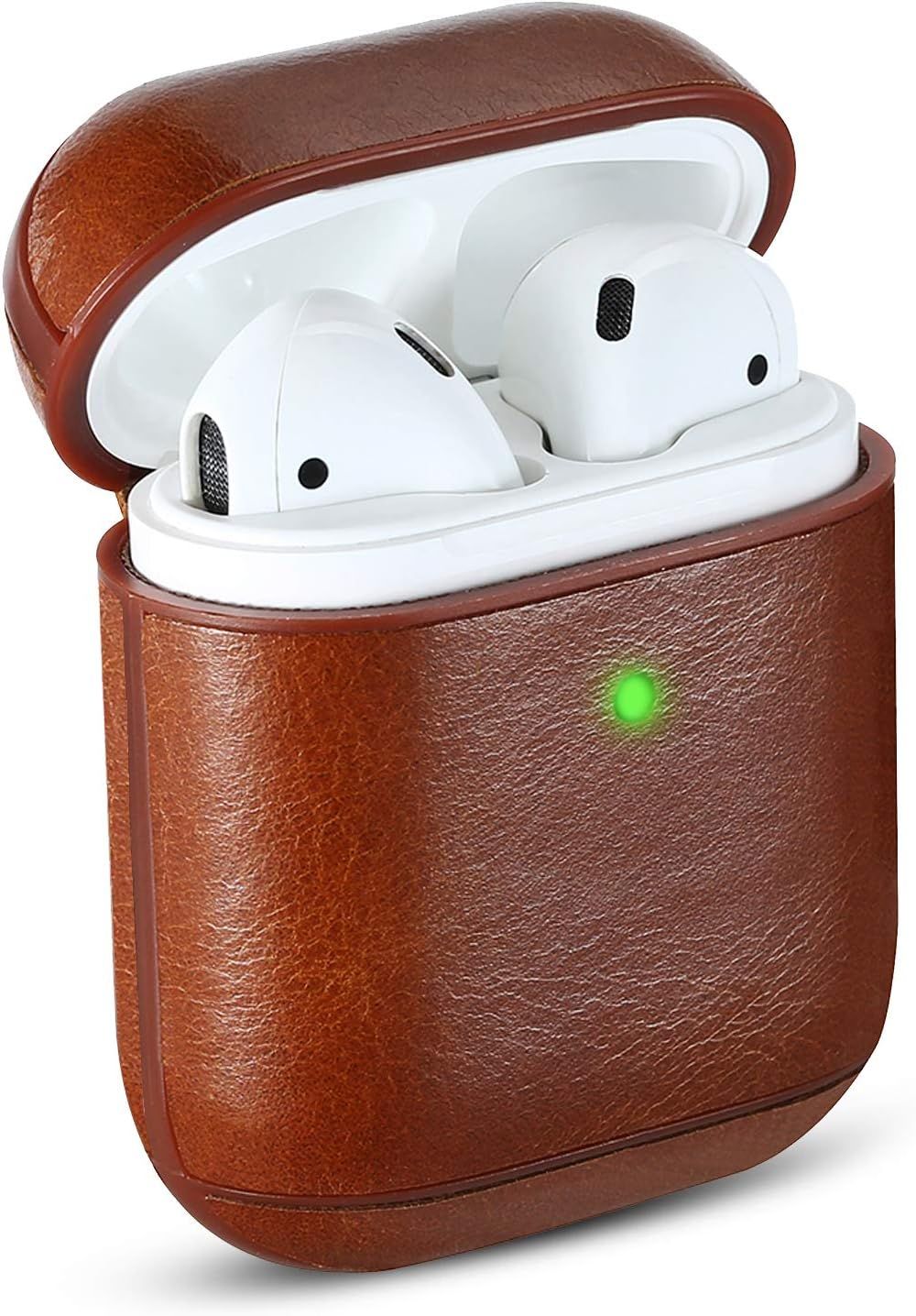 Airpods Case Cover Leather, MAPUCE Airpod Cases Leather Compatible for Apple Airpods 2&1 Case Air... | Amazon (US)