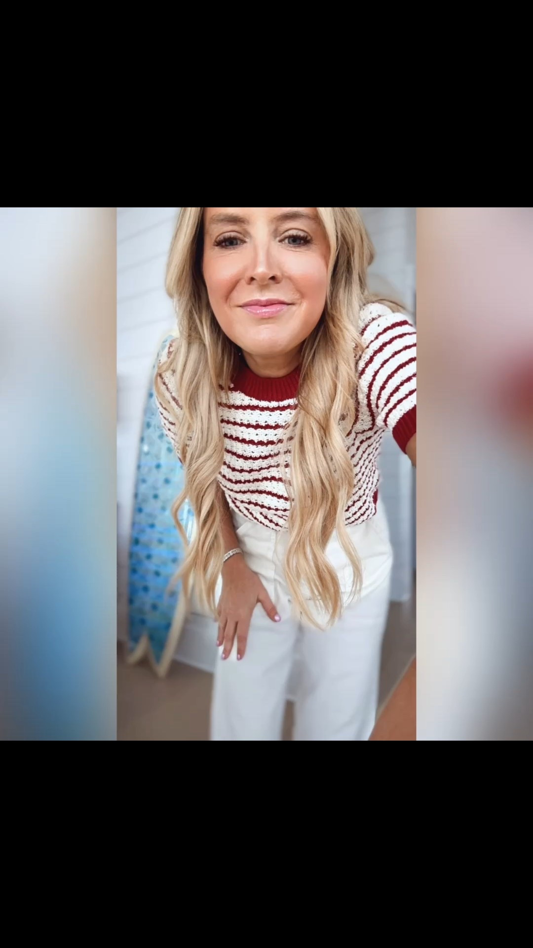 Loving these new barrel jeans! Wearing size 24. Top is an xs  

#LTKootd #LTKFindsUnder100 #LTKSeasonal