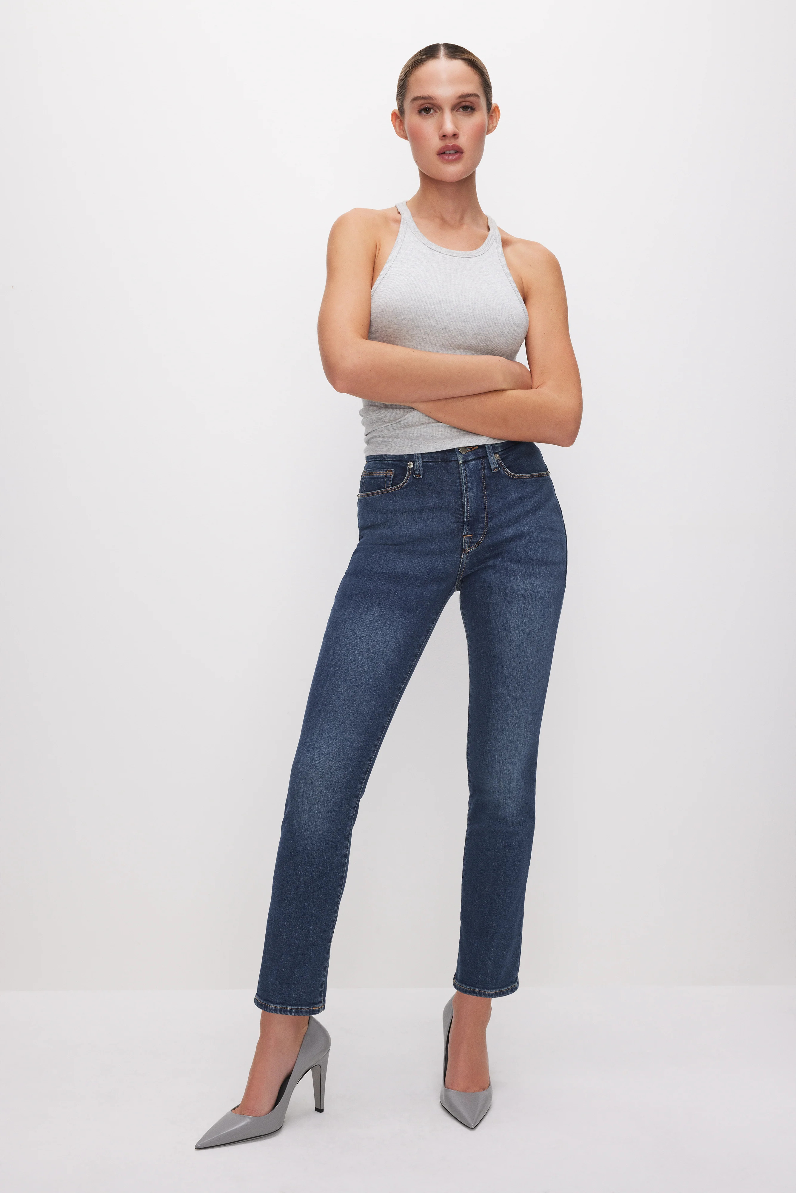 GOOD LEGS STRAIGHT JEANS | Good American