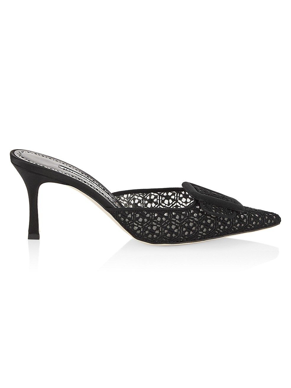 Maysale 70 Buckle Lace Mules | Saks Fifth Avenue