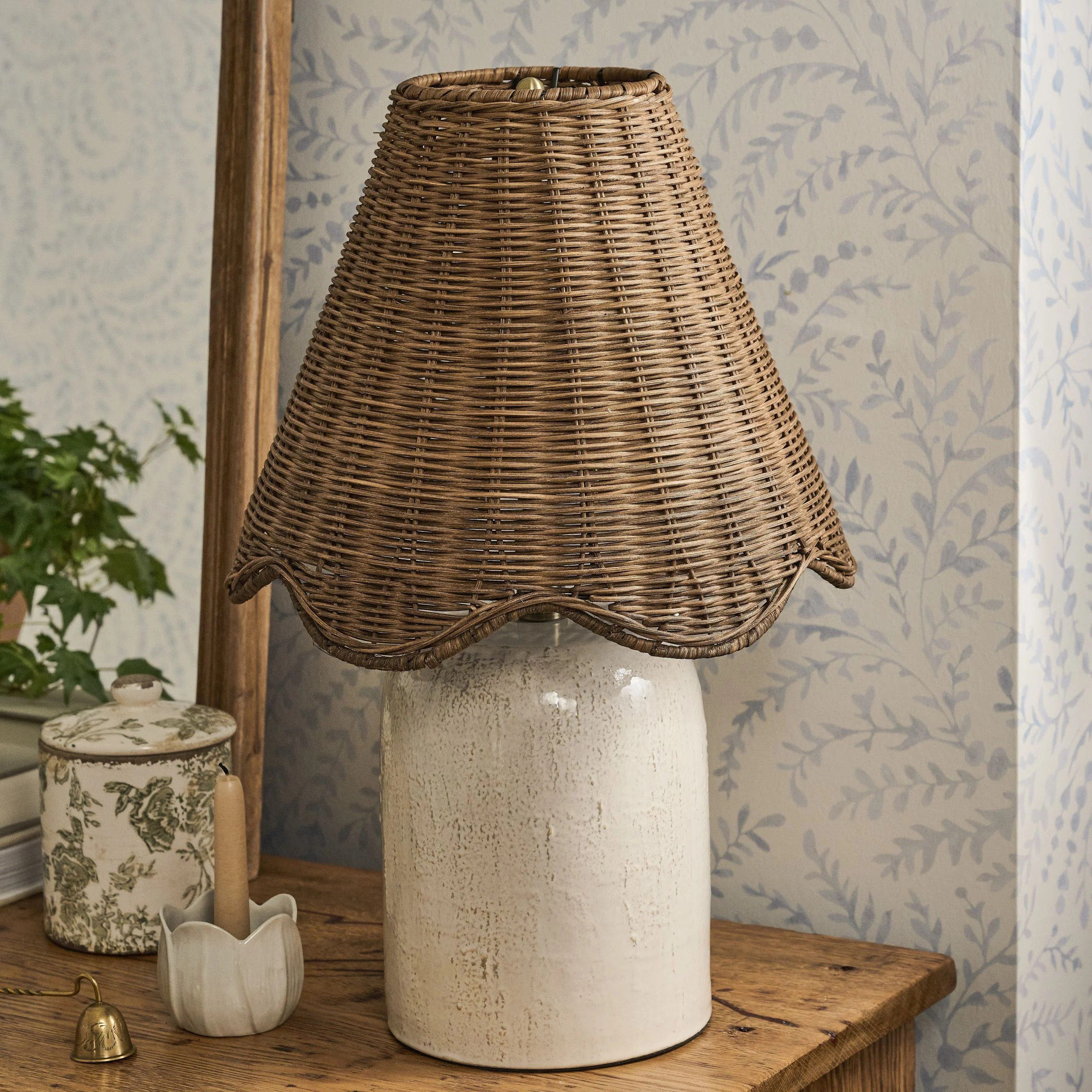 Farrah Table Lamp - Textured Cream | Magnolia