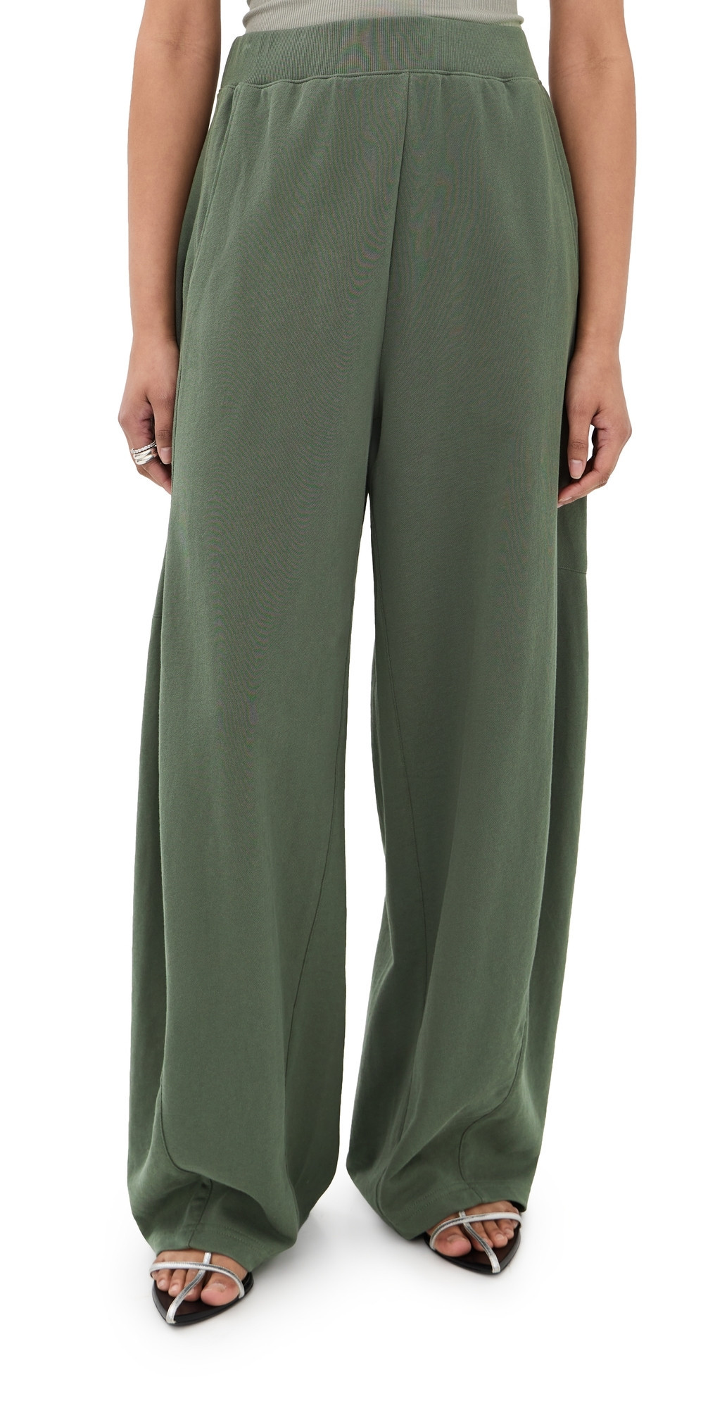 Tibi Winslow Sweatpants Olive L | Shopbop