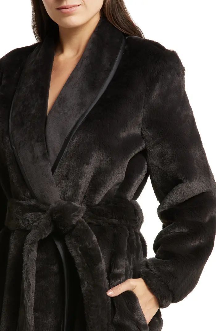 Nordstrom Recycled Faux Fur Robe | Nordstrom | Nordstrom