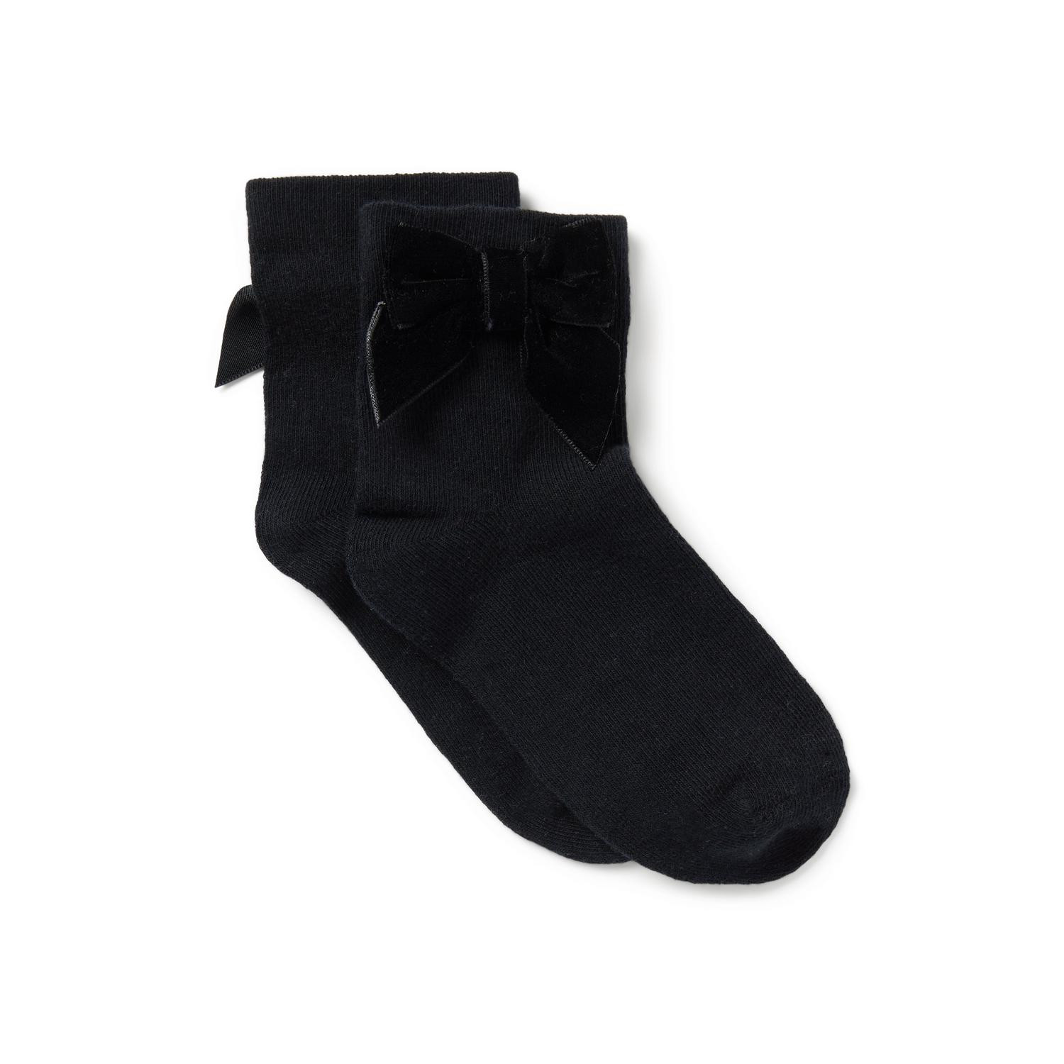 Velvet Bow Sock | Janie and Jack