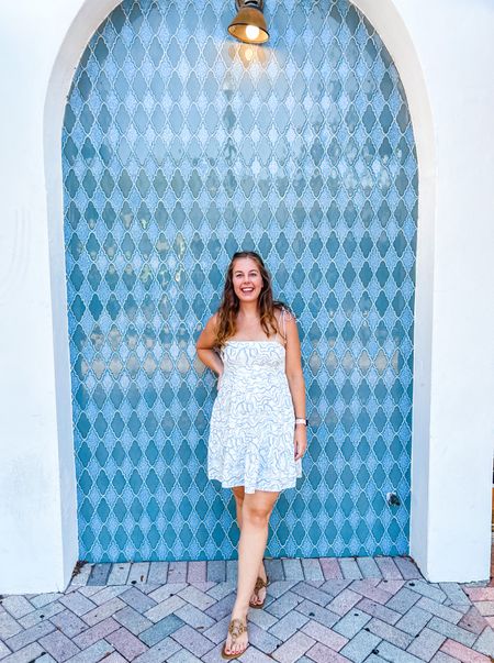 Spending a day in Delray 💙🤍
Taking the baby moon to the beach to get the most sun before our December baby! 

This dress was perfect for the occasion and many summer days + nights. Still fits the bump at 28 weeks, the linen wicks sweat keeping things cool, and I’ll be able to wear it again post-baby next summer!

#LTKbump #LTKtravel #LTKSeasonal