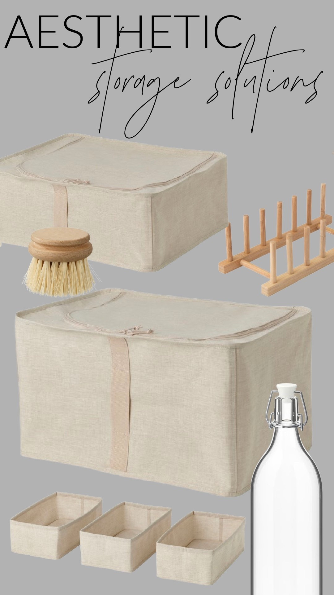 Neutral, aesthetic storage that actually looks good left out 🤍 Linen bins, warm wood, and simple organizers that make everyday spaces feel calm and curated. These are perfect for closets, kitchens, laundry rooms, and anywhere you want function without visual clutter. Everything linked here.

#LTKHome #LTKFindsUnder50