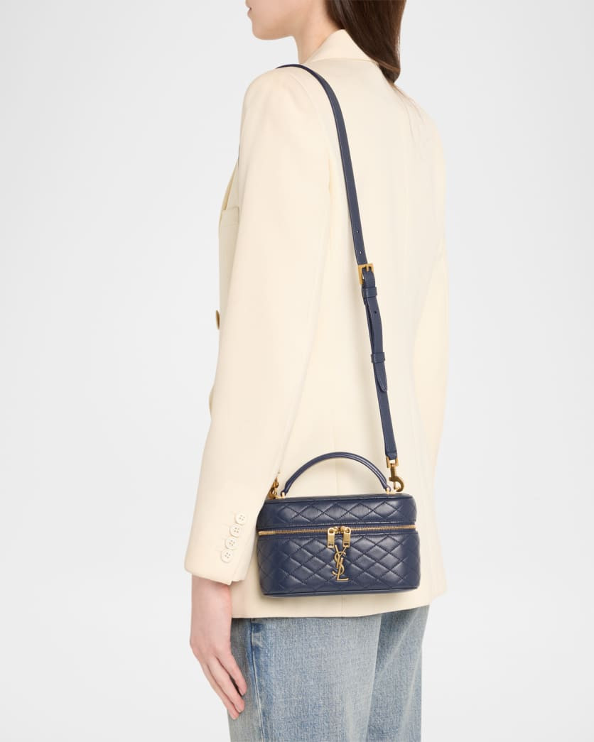 Saint Laurent Gaby Vanity Quilted Leather Bag | Neiman Marcus