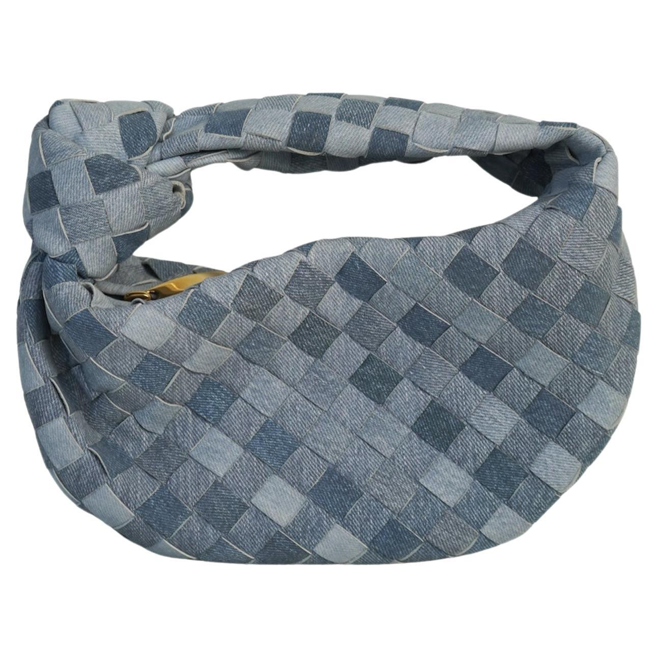 Bottega Veneta Mini Jodie Nappa Denim Effect Intrecciato | 1stDibs