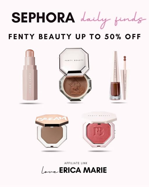 If you’re looking for gift ideas for Mother's Day or a graduation gift for her, Fenty Beauty is currently up to 50% off on select makeup at Sephora right now! 🔗👇 

 

#LTKMothersDay #LTKSaleAlert #LTKBeauty
