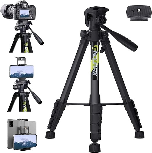 Endurax 66 Tripod for Camera and Phone Camera Tripod Stand with Quick Release Plate Compatible wi... | Amazon (US)