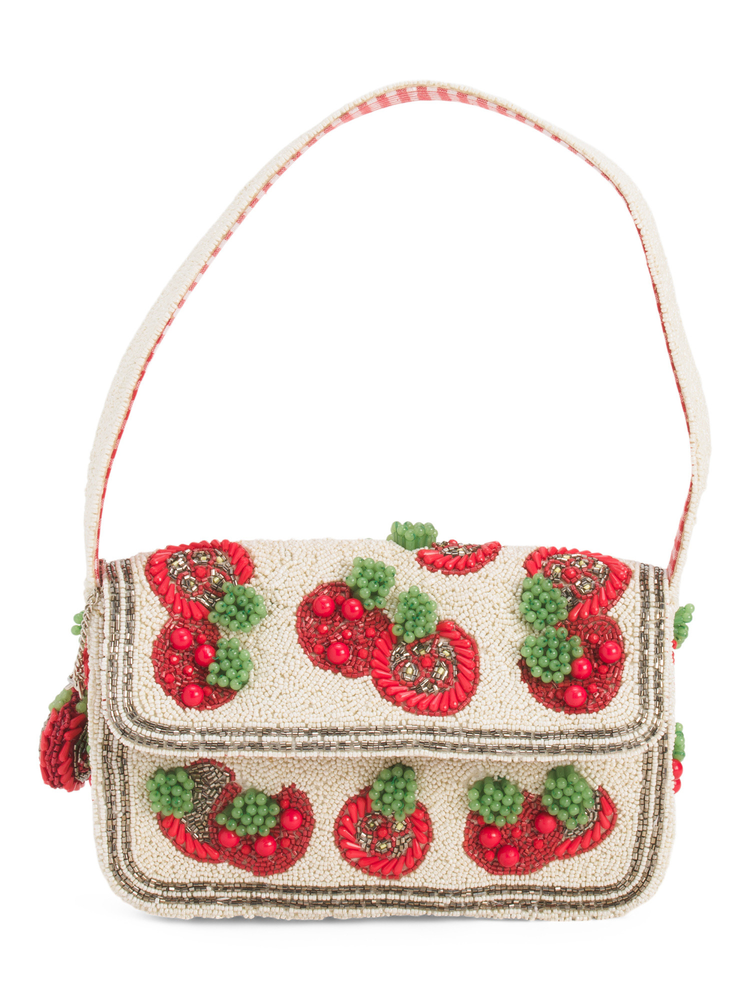 Beaded Tomato Design Shoulder Bag | Handbags | Marshalls | Marshalls