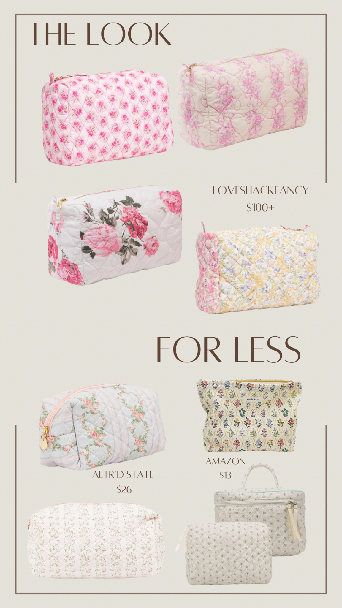 Look for less: LSF Pouch! 

#LTKunder100 #LTKunder50 #LTKstyletip