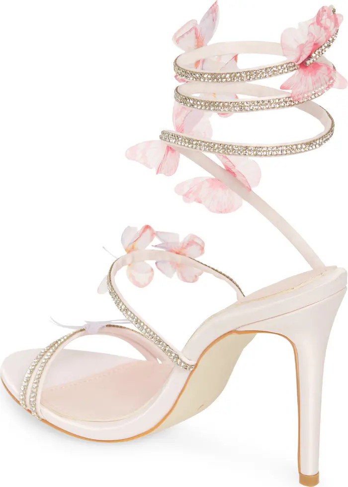 Aryana Rhinestone Ankle Wrap Sandal (Women) | Nordstrom