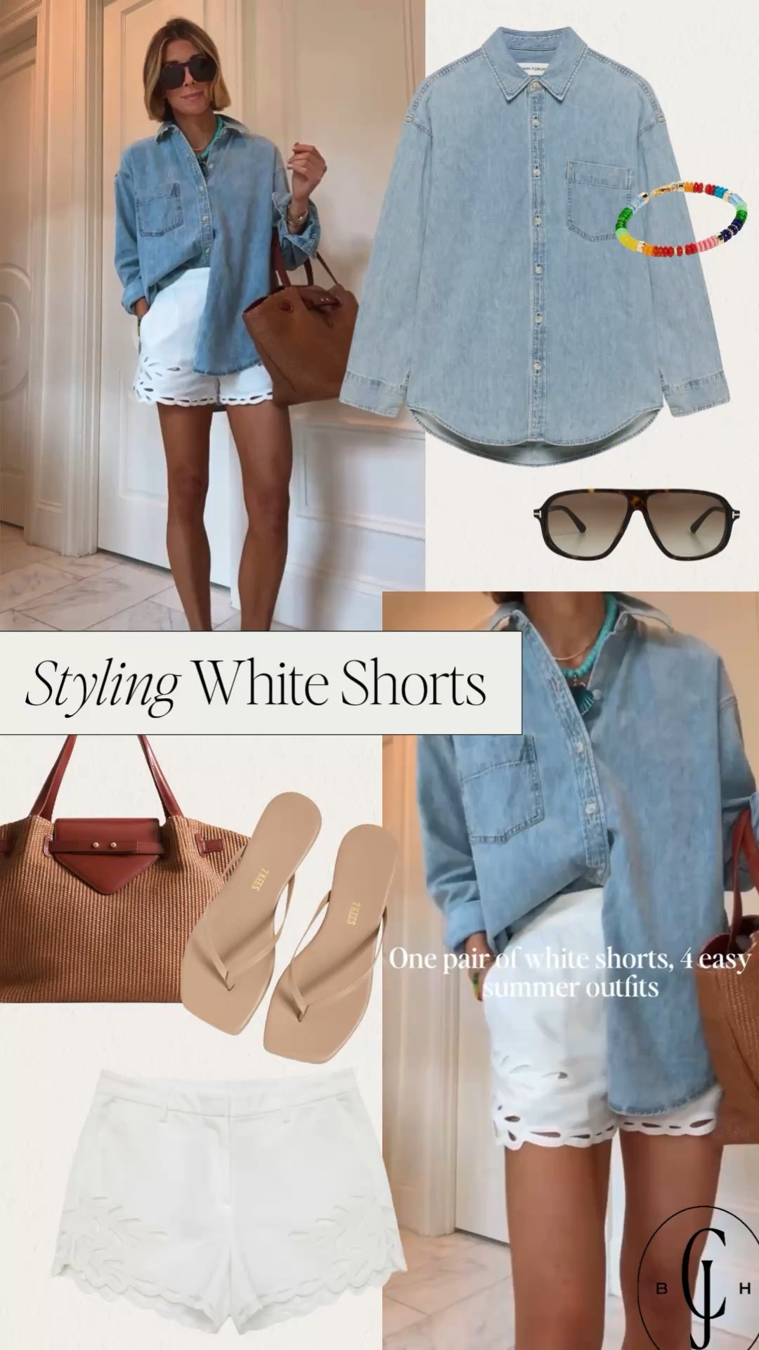How cute are these cotton white shorts for summer?! 

Wearing sizes — 
• 25/XS in shorts
• Fit true to size

#LTKsummer