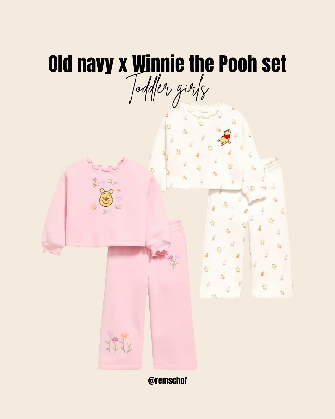 Old navy x Winnie the Pooh set for toddler girls!🌸🍯🤍

#LTKKids #LTKBaby #LTKmomlife

#LTKmomlife #LTKBaby #LTKKids