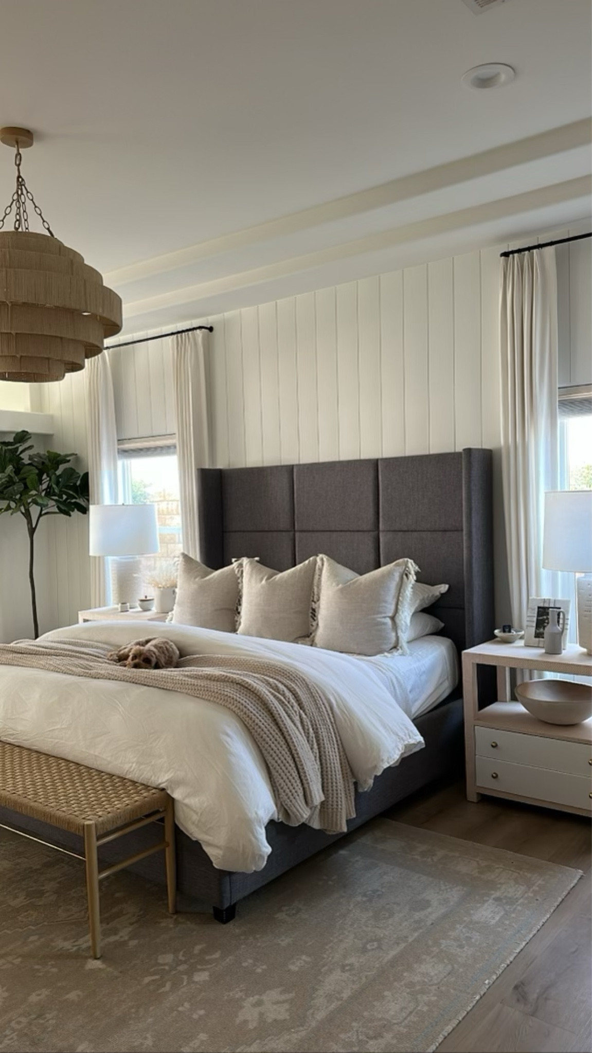 Added some vertical shiplap to the bedroom and it looks SO PRETTY!!

Bedroom decor, master bedroom, bedding, curtains, fixture, pillows, throw pillows, nightstands, lamps, waffle blanket, comforters, home decor, home, house plant, bedroom ideas, decor ideas

#LTKstyletip #LTKhome #LTKSeasonal