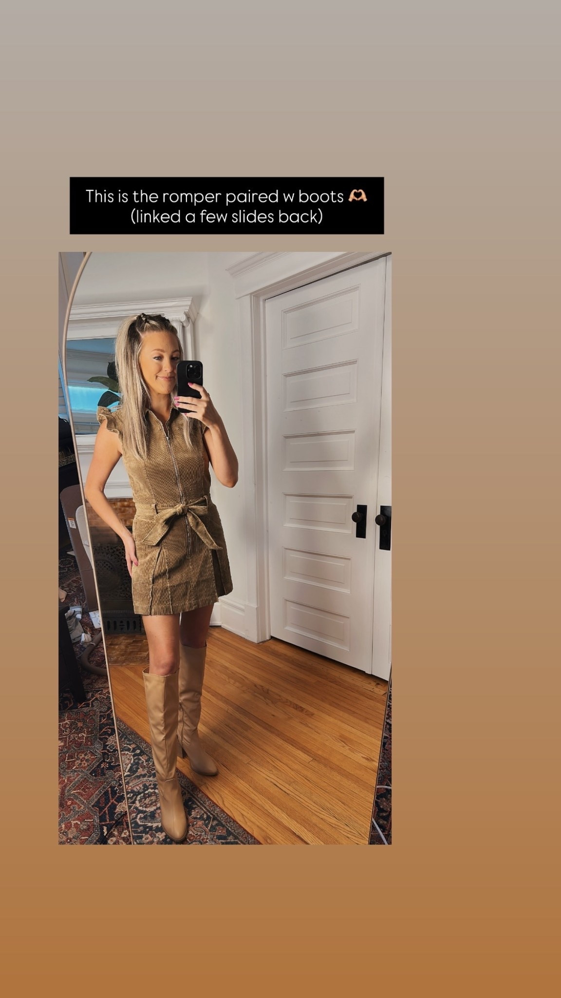 This is the romper paired w boots 🫶🏼 

#LTKgrwm #LTKootd #LTKSaleAlert