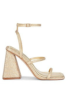 Steve Madden Britani Sandal in Gold from Revolve.com | Revolve Clothing (Global)