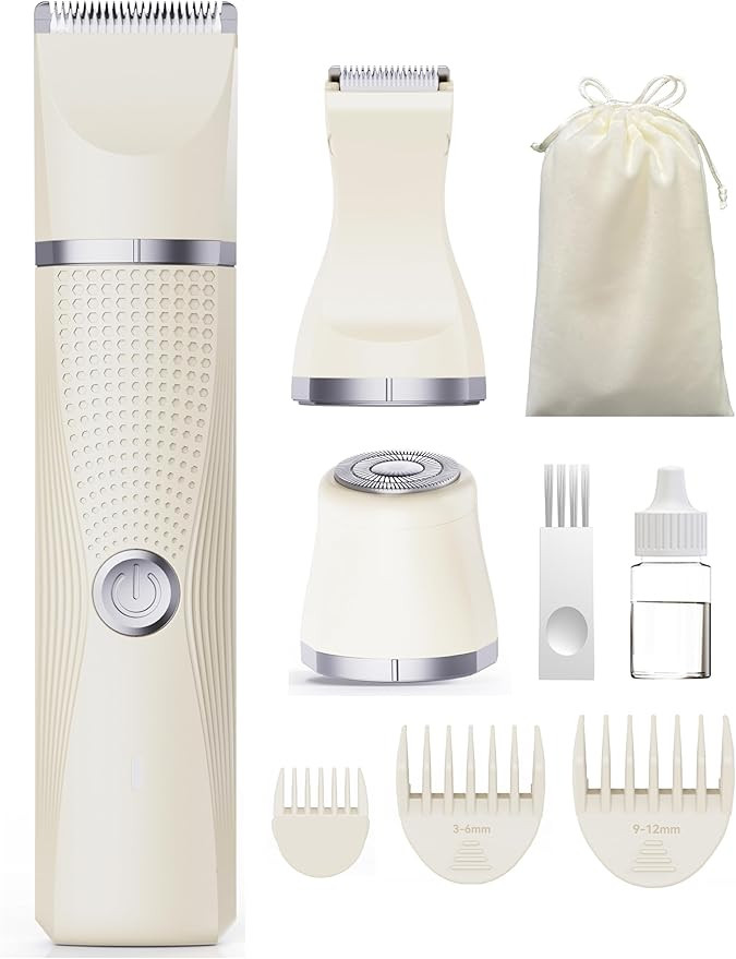 3-in-1 Electric Razor for Women - Waterproof Bikini Trimmer,Rechargeable Electric Shaver for Lady... | Amazon (US)