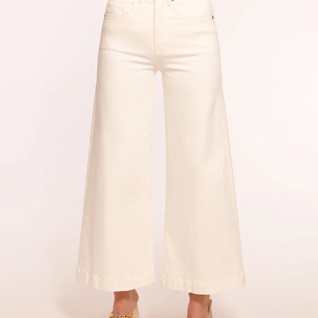 Tyra 5-Pocket Cropped Wide Leg Jean | Ramy Brook