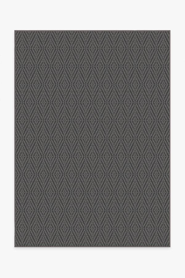 Outdoor Halo Diamond Grey Rug | Ruggable