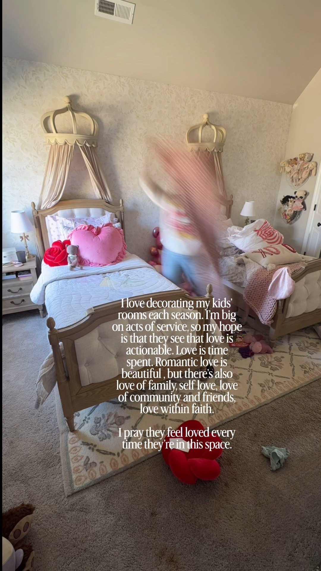 I know it’s just pillows and sheets and stuffed animals, but I hope that they rest their heads they know mom thinks of them—of their favorite holidays and memories. I hope they see and feel my love every time they enter their space.

#LTKHome #LTKSeasonal #LTKmomlife