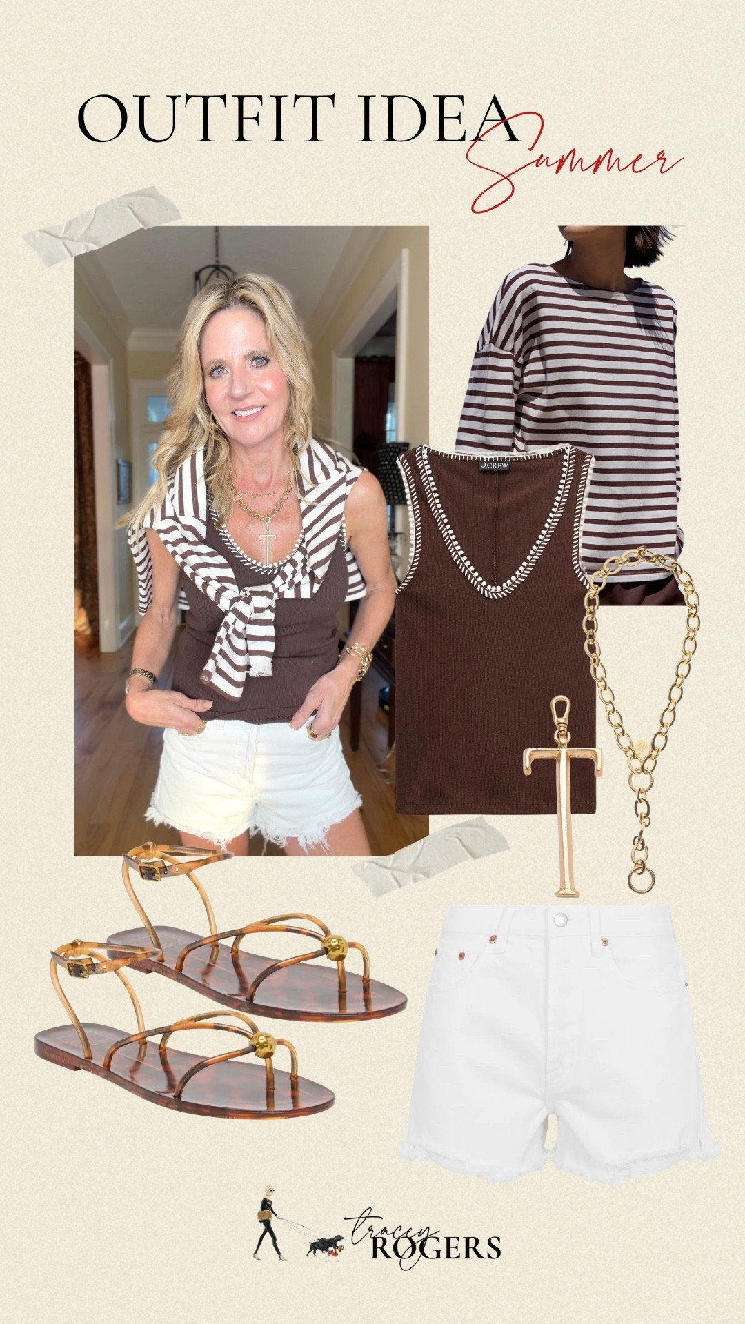 Perfect summer outfit! Use code TRACEY15 for 15% off the shorts. I’m in a small in the tank and 25 in the shorts.

#LTKootd #LTKSeasonal #LTKOver40