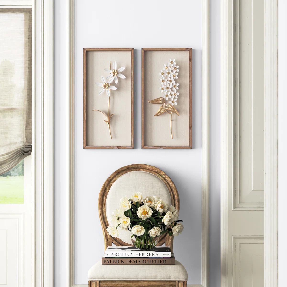Flower Wall Décor Set | Wayfair North America