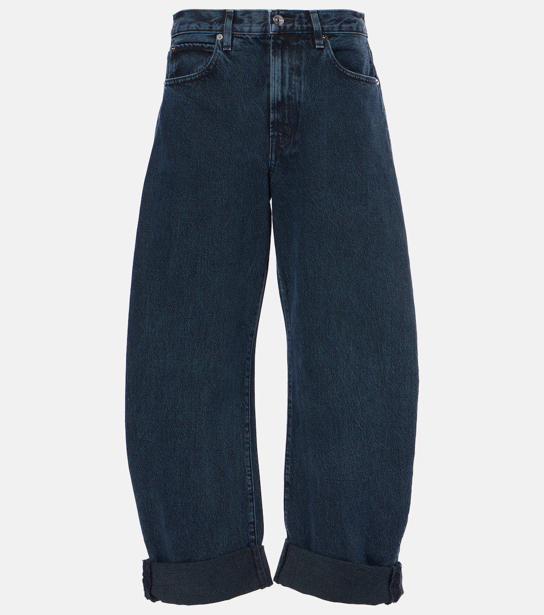 Bubble high-rise barrel-leg jeans | Mytheresa (INTL)