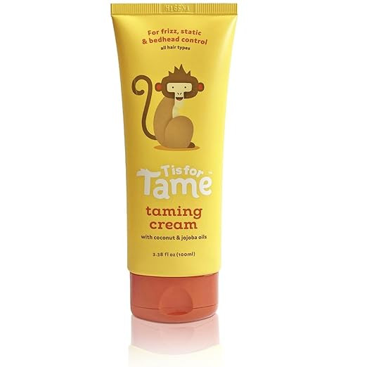 T is for Tame - Hair Taming Cream for Kids, All-Natural for Frizz & Flyaways, Coconut Oil & Jojob... | Amazon (US)